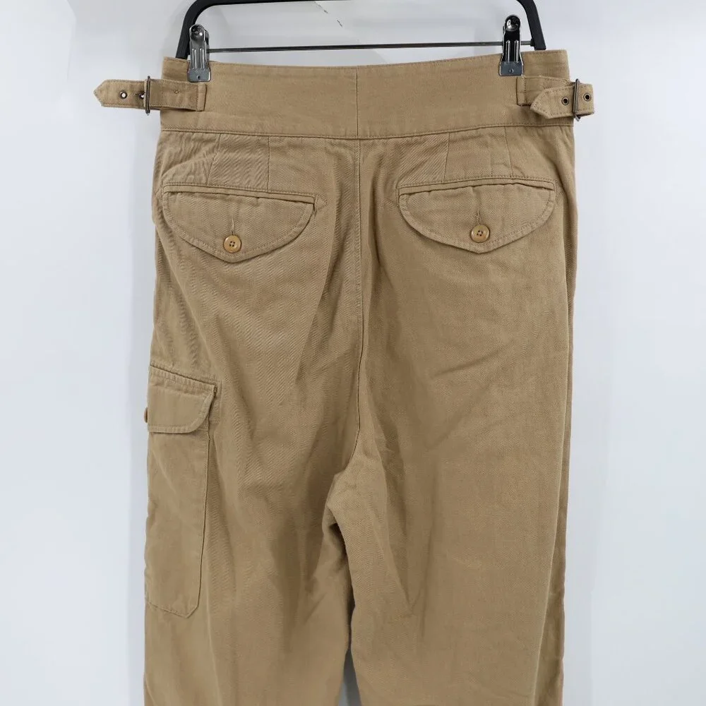 Banana Republic Gurkha Pants Women's 8 L30 Safari Heritage Explorer Cotton Linen